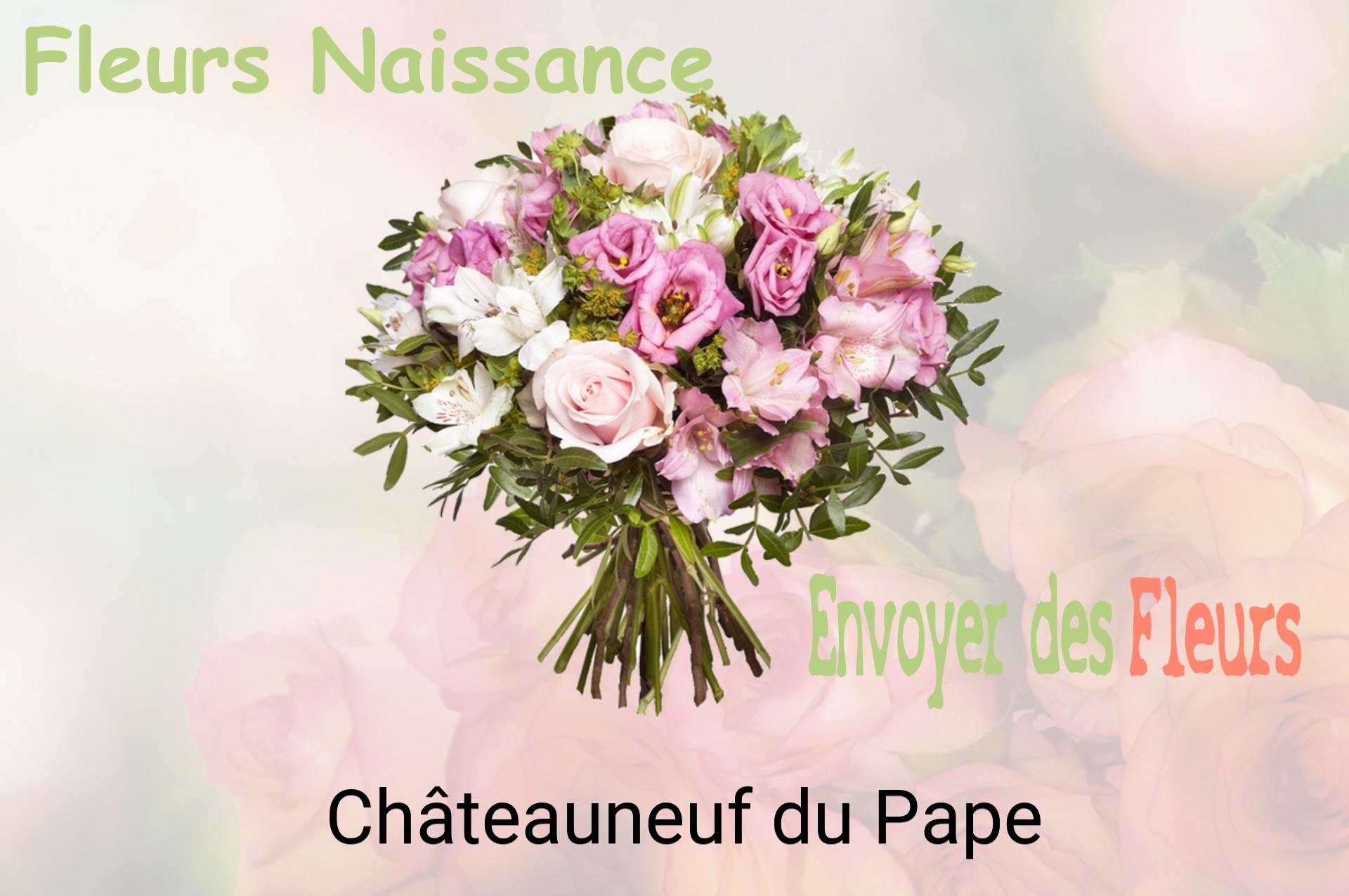 Bouquet de fleurs de naissance livré à Châteauneuf-du-Pape